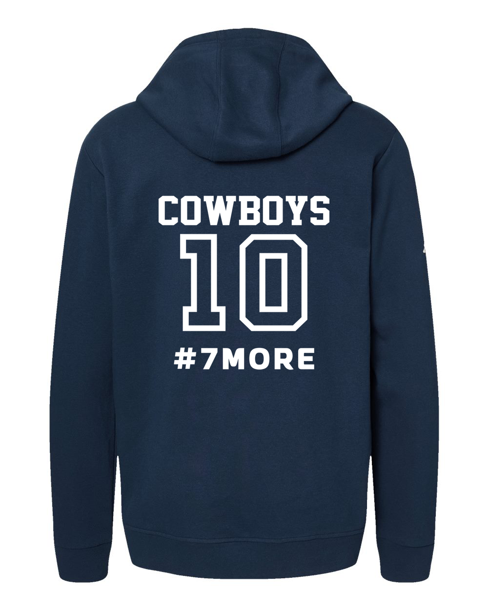 Adidas - Unisex Fleece Hooded Black Sweatshirt