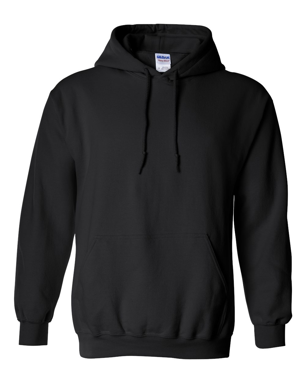 Gildan - Unisex Heavy Blend™ Hooded Black Sweatshirt
