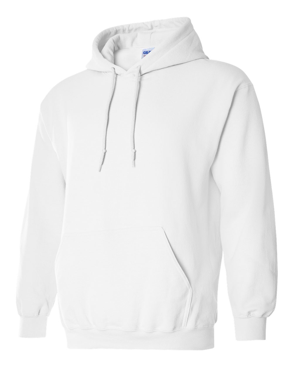 Gildan - Unisex Heavy Blend™ Hooded White Sweatshirt