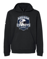 Adidas - Unisex Fleece Hooded Black Sweatshirt