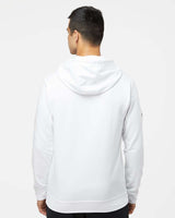 Adidas - Unisex Fleece Hooded White Sweatshirt