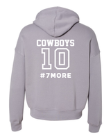 BELLA + CANVAS - Unisex Sponge Fleece Drop Shoulder Hoodie Lavender Sweatshirt