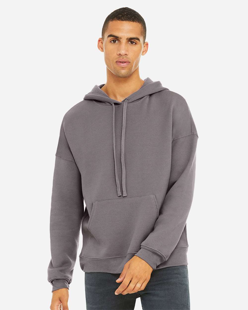 BELLA + CANVAS - Unisex Sponge Fleece Drop Shoulder Hoodie Lavender Sweatshirt