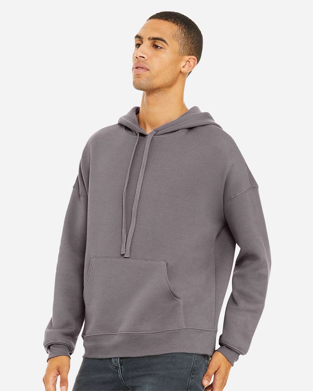 BELLA + CANVAS - Unisex Sponge Fleece Drop Shoulder Hoodie Lavender Sweatshirt