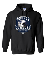 Gildan - Unisex Heavy Blend™ Hooded Black Sweatshirt