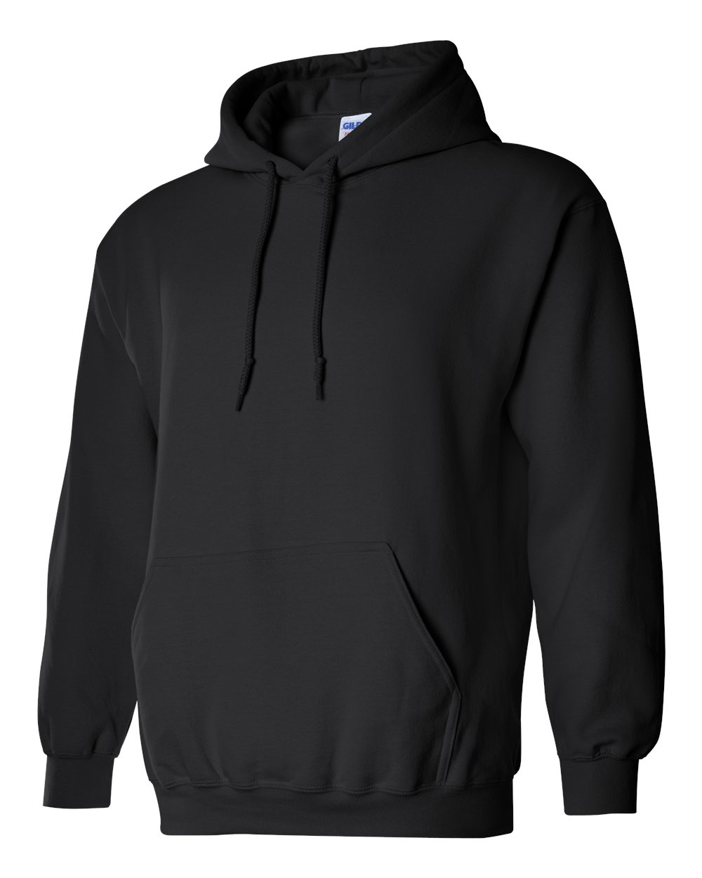 Gildan - Unisex Heavy Blend™ Hooded Black Sweatshirt