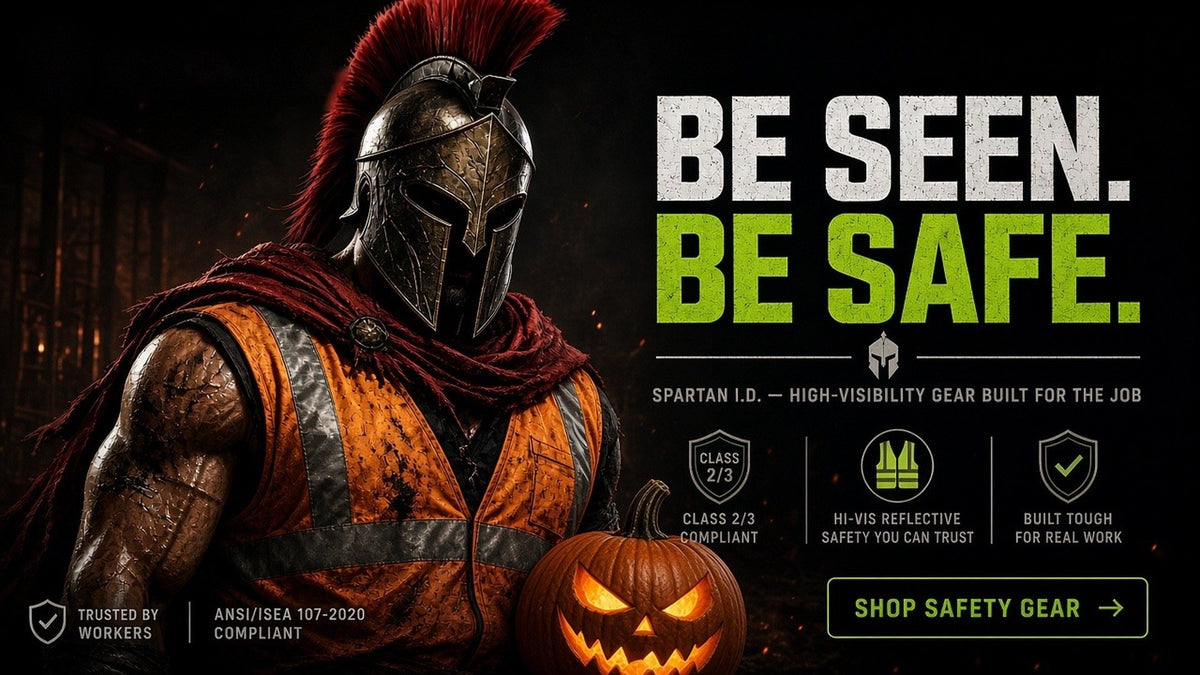 BE SEEN. BE SAFE. SPARTAN I.D. high-visibility gear built for the job