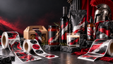 Custom full color roll labels for packaging jars bottles bags and boxes