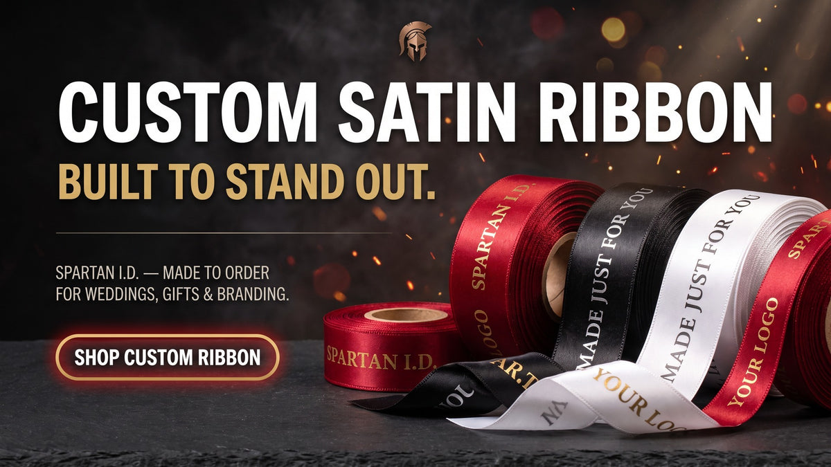 SPARTAN I.D. custom satin ribbon homepage banner desktop